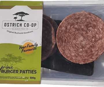 Ostrich Patties (1kg)